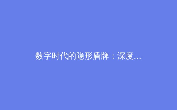 数字时代的隐形盾牌：深度解析VPN技术演进与未来安全趋势 - 2