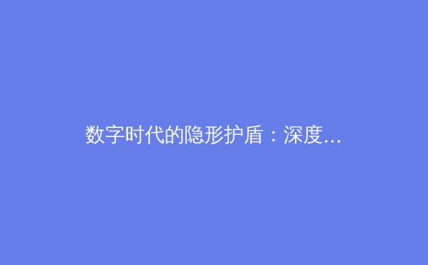 数字时代的隐形护盾：深度解析VPN技术演进与未来安全资讯 - 3